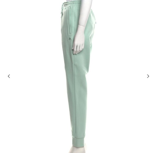 Adidas x Ivy Park Striped Knit Joggers Mint Green Medium - Picture 3 of 3